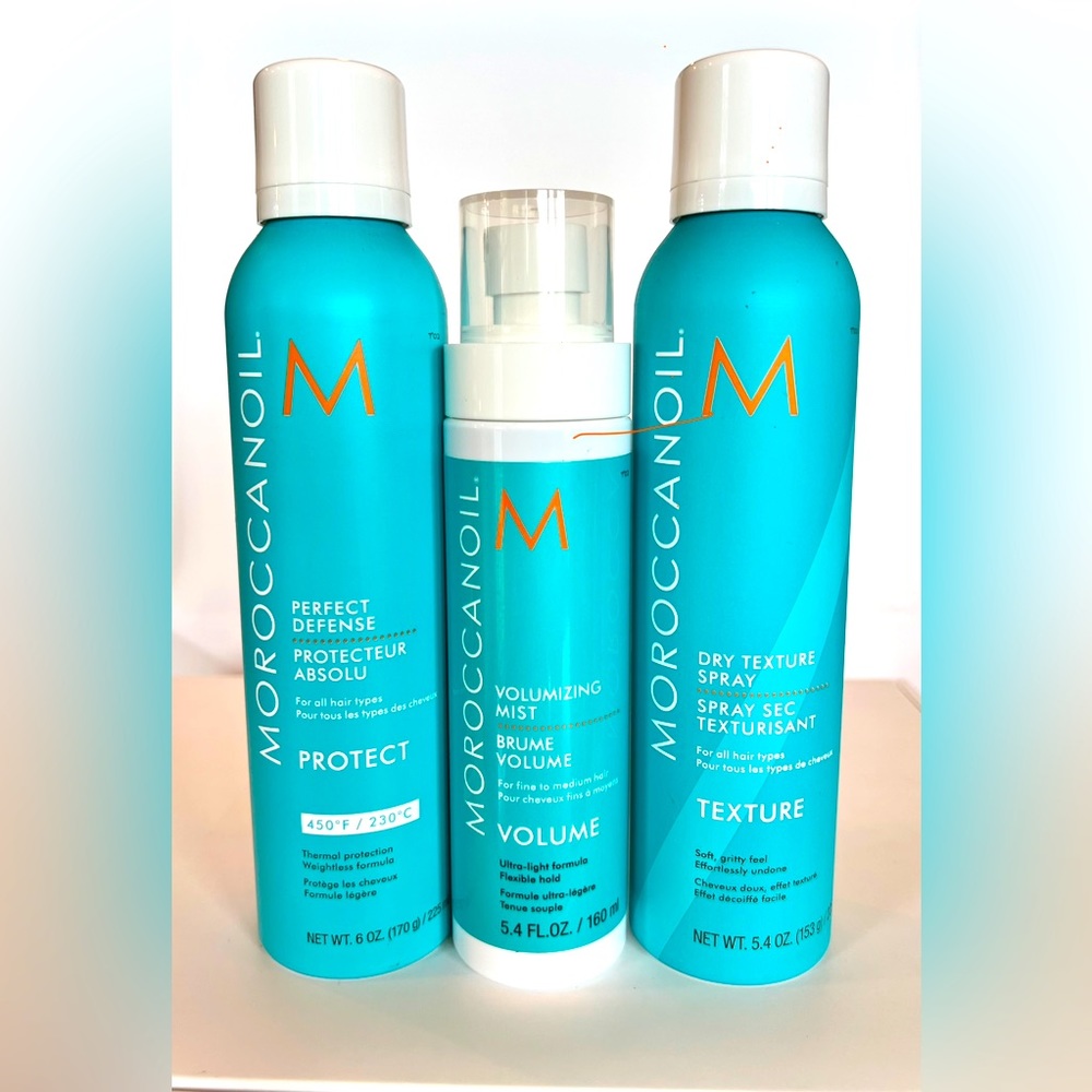 MOROCCANOIL Bundle, Perfect Defense, Dry Texture Spray, Volume Mist